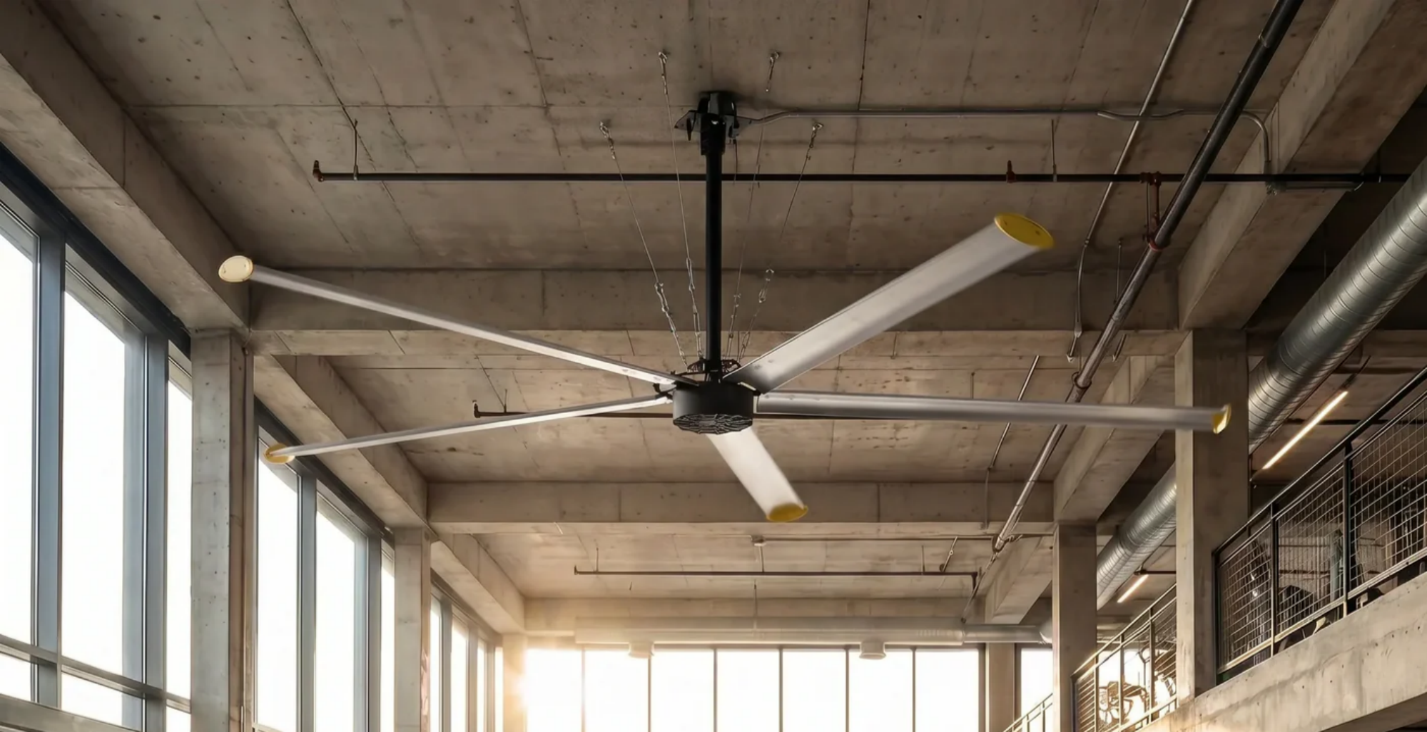 Energy-Efficient Industrial Ceiling Fans for Commercial and Warehouse Use