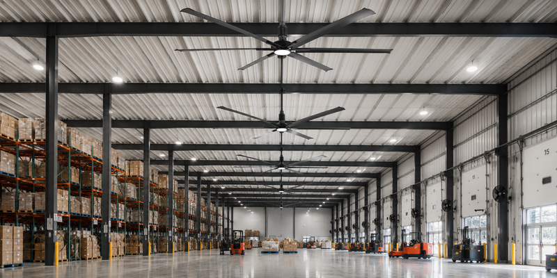 How to Choose the Right HVLS Fan for Your Warehouse？