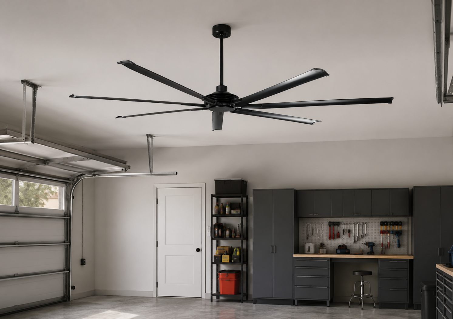 Extra Large Ceiling Fans for Garages: How to Choose the Right Size and Airflow