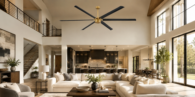 Large Ceiling Fans vs. Multiple Small Fans: Which Cools Better?
