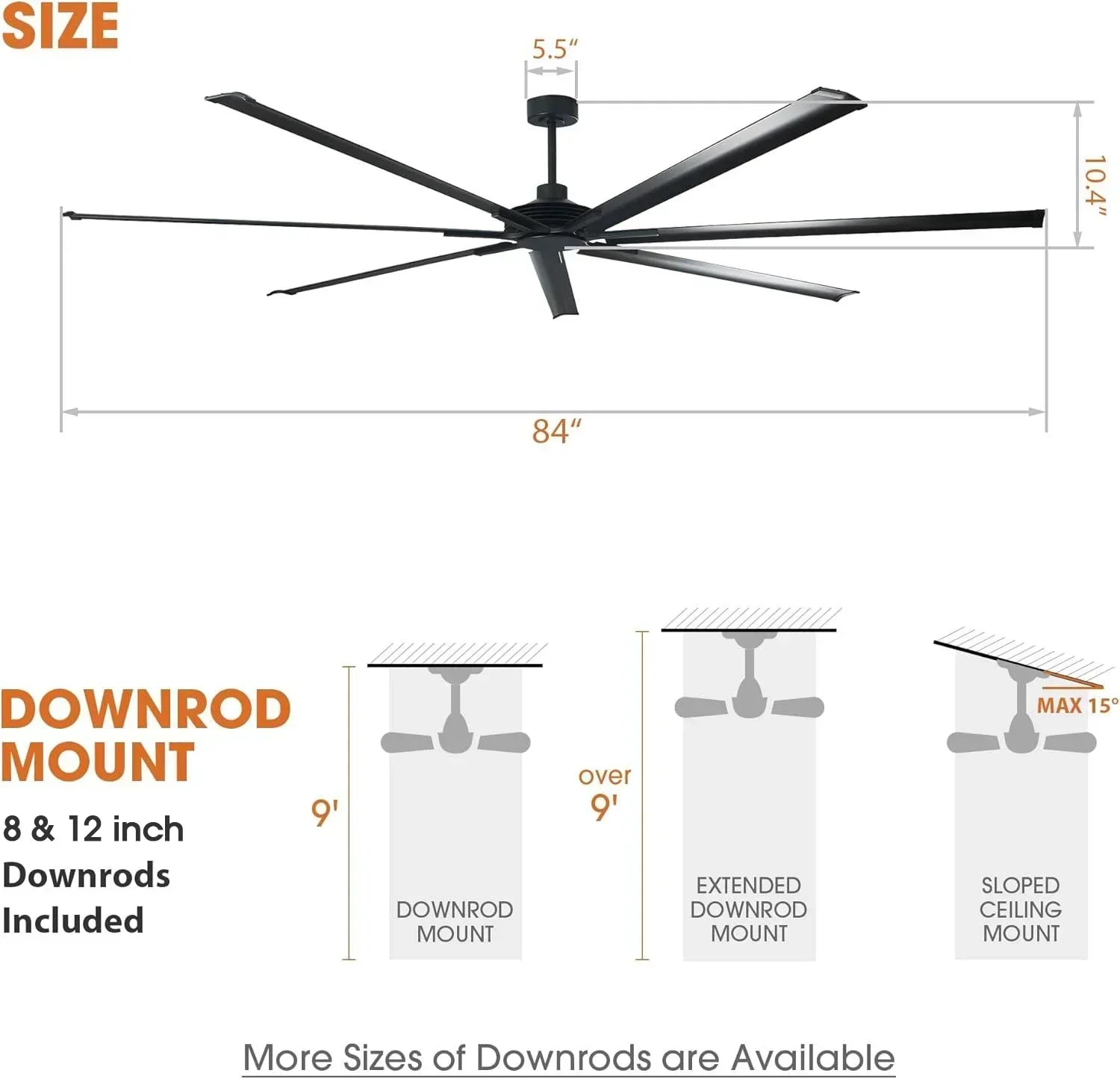 AEROFLOW Nova Large Ceiling Fan