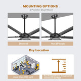 AEROFLOW Elite 120 Inch Ceiling Fan